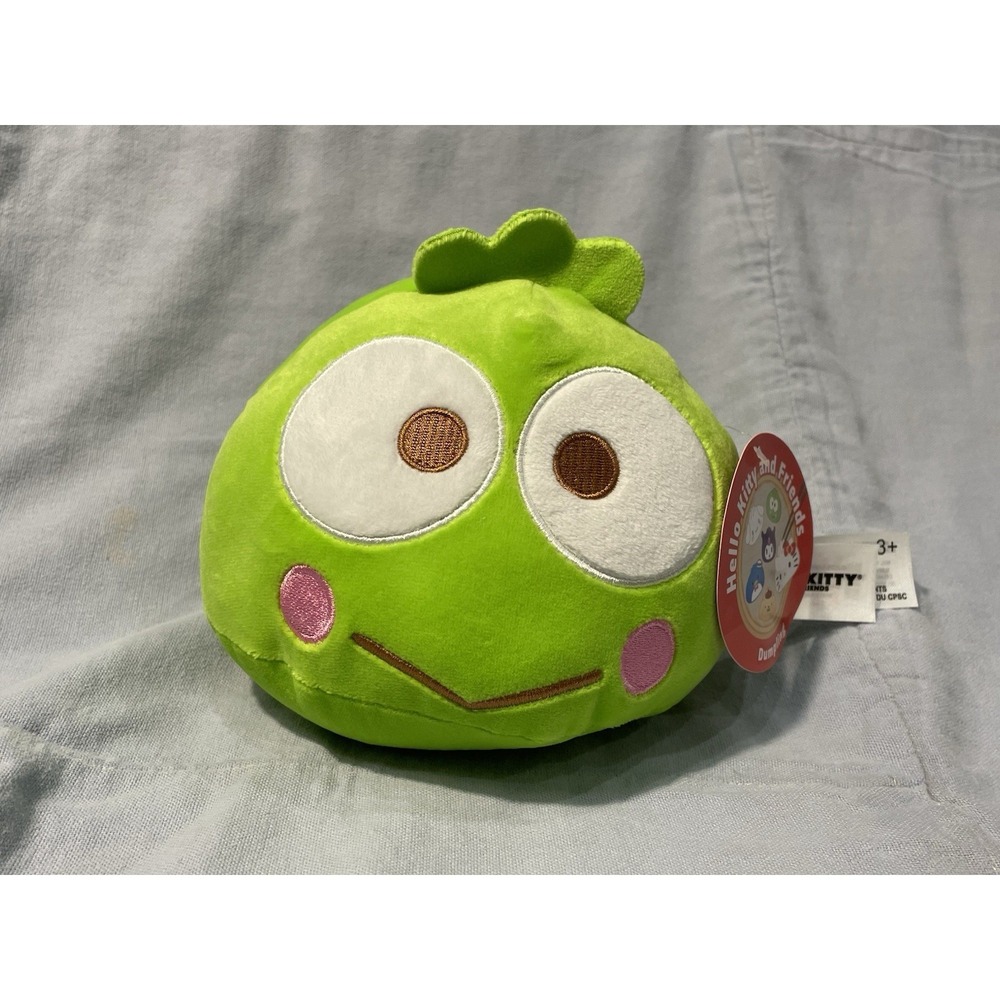 NEW Sanrio Hello Kitty & Friends: Dumpling 7" Plush Stuffed Toy - Keroppi